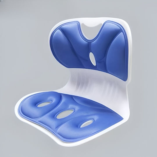 Alista Home Perna Medicală Pentru Înapoi Din Spumă De Memorie Cu Gaura 32x29x28cm Albastră