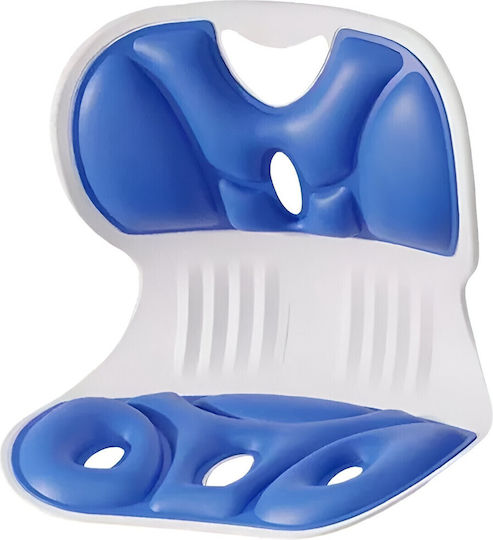 Alista Home Perna Medicală Pentru Înapoi Din Spumă De Memorie Cu Gaura 32x29x28cm Albastră