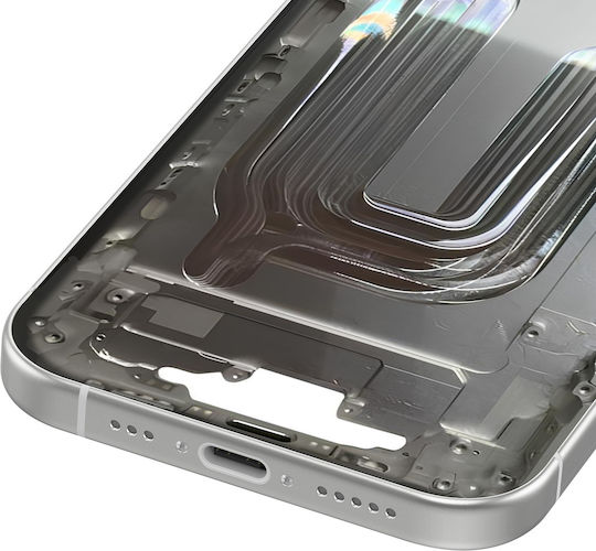 Clappio Replacement Mid Frame Iphone 17 Thermal Heat Pipe White