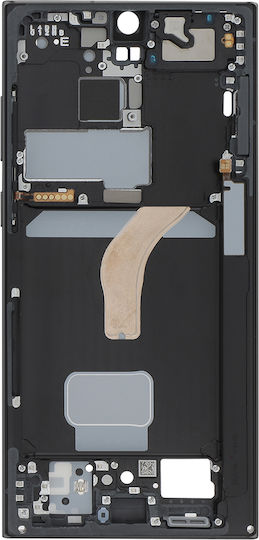 Samsung Ersatz-Mittelrahmenteil Galaxy S22 Ultra Service Pack Grau