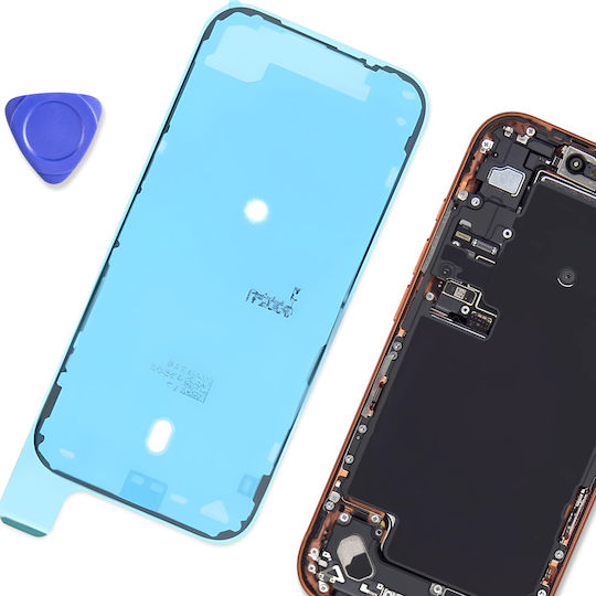 Clappio Самозалепваща Лента За Екран Iphone 17 Pro Предварително Изрязана Синя За Околна Фиксация