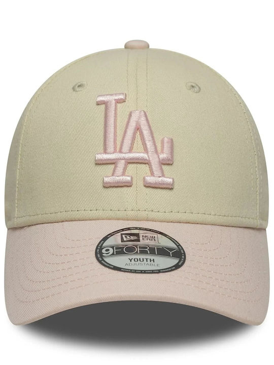 New Era Παιδικό Καπέλο Jockey La Dodgers Μπεζ