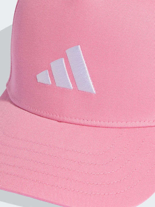 adidas Kids' Jockey Fabric Hat Pink