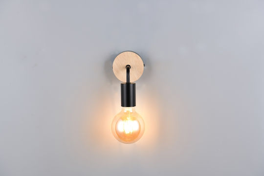 Trio Lighting Vintage Black Wall Lamp