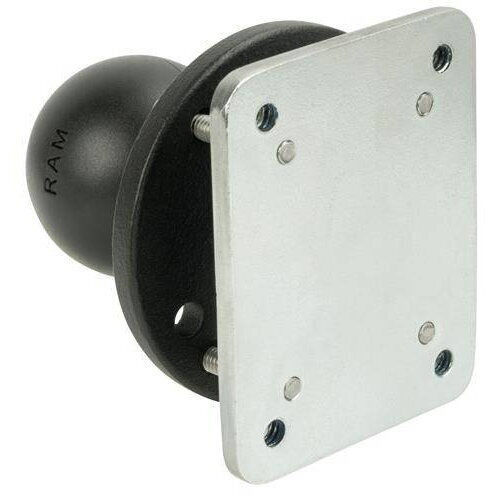 Ram Mounts Ram Drill-down Dashboard Ball Base Support Plate Size C Multicolor