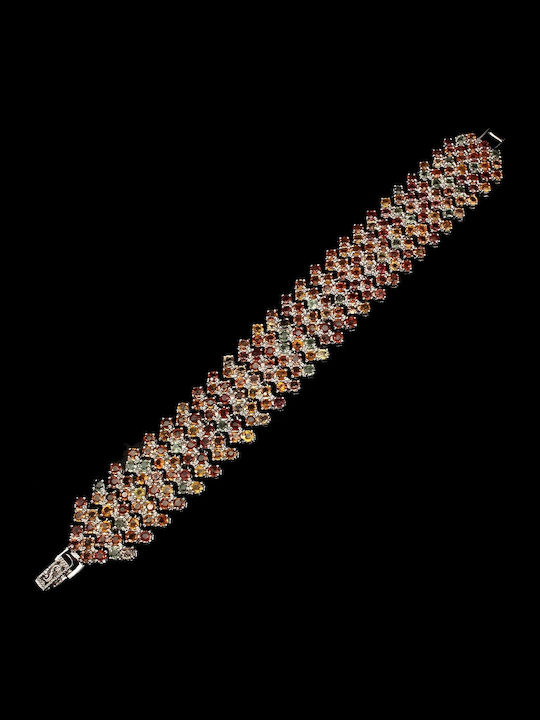 Silberarmband Mit Natürlichen Saphiren Zertifikat