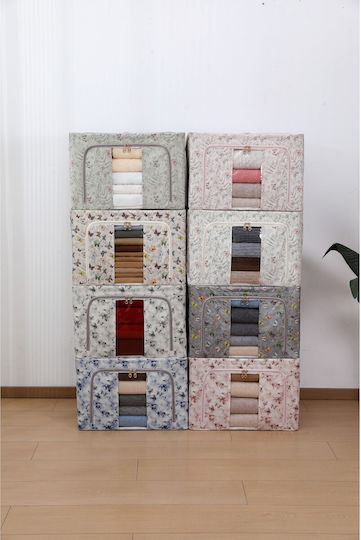Alista Home Casetă Textilă de Depozitare pentru Pătură/Duvet / Haine Albastră 50x40x33cm