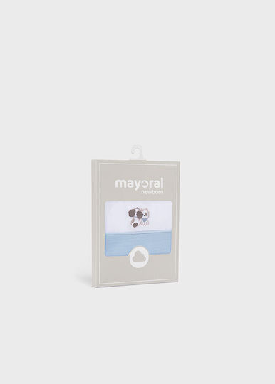 Mayoral Baby Bib Fabric Sky Blue 2pcs