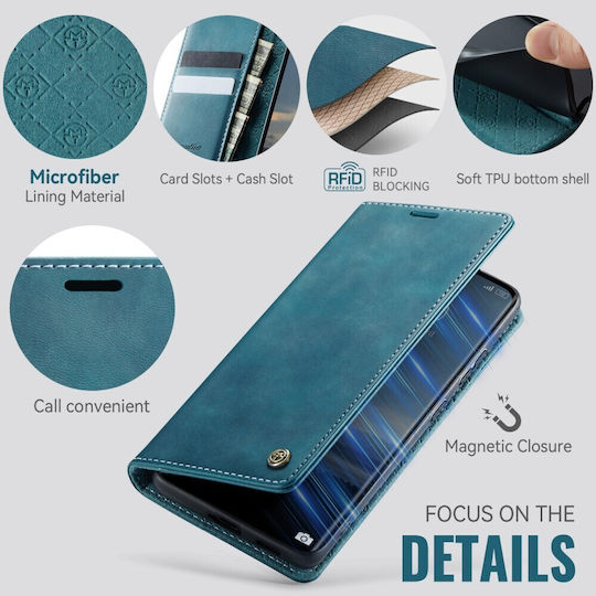 Caseme Retro Book Πράσινο (Redmi Note 15)