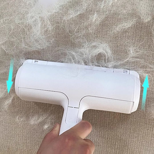 Pet Hair Roller Alista Home Handle 19x19x6cm White Red