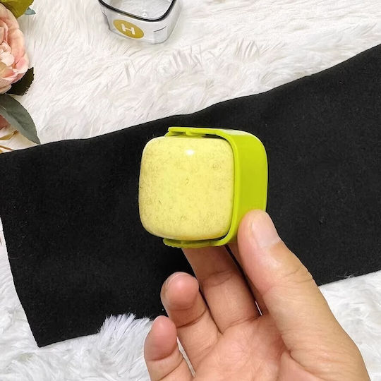 Rola Pentru Scame Alista Home Lavabilă Îndepărtător De Scame În Formă De Cub Plastic Portabil Drăguț 6 X 4.3 X 4.3 Cm Verde Matcha