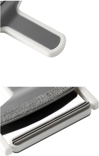Perie Pentru Îndepărtarea Firelor De Păr Alista Home 12 X 15 Cm Mâner Confortabil Alb Gri