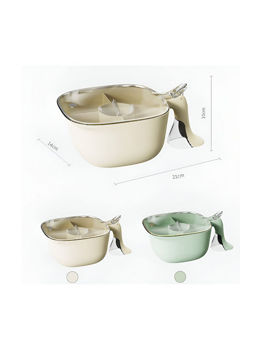 Alista Home Plastic Spice Organizer White