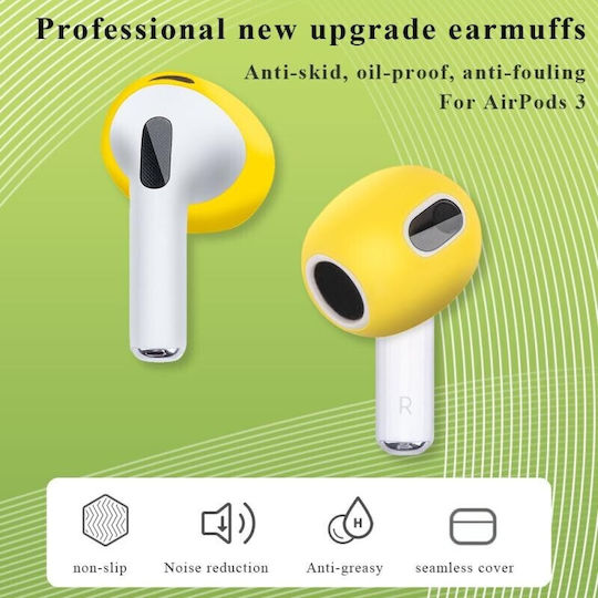 Apple Airpods 3 Καλύμματα Σιλικόνης White