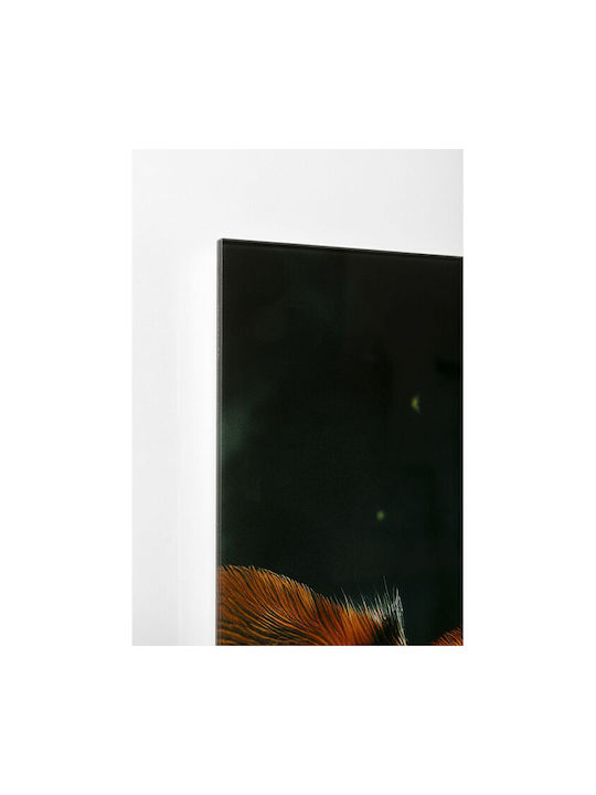Glas Gemälde Astronauten Hunde 80x60cm