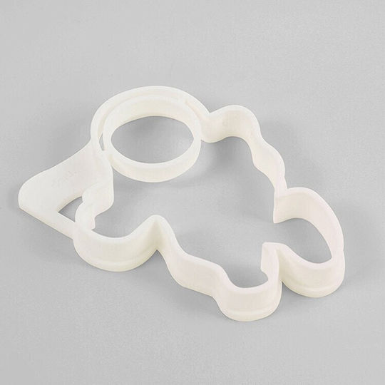 Matriță Alimentară Alista Home Pentru Omlete Prăjituri Clătite Silicon Design Astronaut Alb 15 X 11.5 X 2 Cm