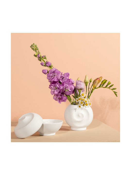 Raeder Decorative White Porcelain Vase H7.6cm