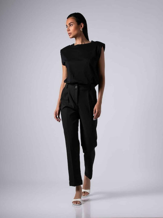 Dama Tesatura Pantaloni Negru