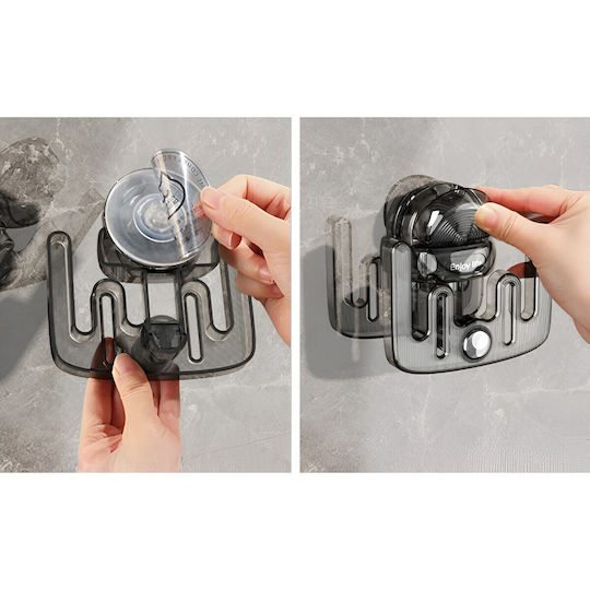 Alista Home 126761 Plastic Hanger with Suction Cup Transparent