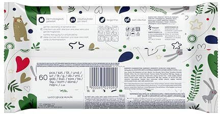 Baby Wipes Alcohol-Free & Parabens Free 60pcs