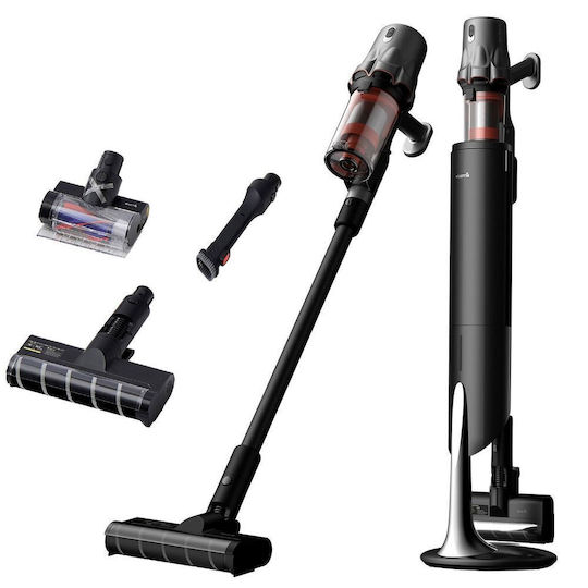 Deerma T30W XT Station Επαναφορτιζόμενη Σκούπα 2 σε 1 Stick & Χειρός 21.6V Μαύρη