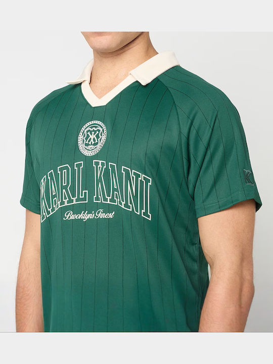 Pinstripe T-shirt Green