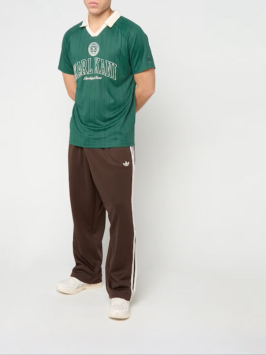 Pinstripe T-shirt Green