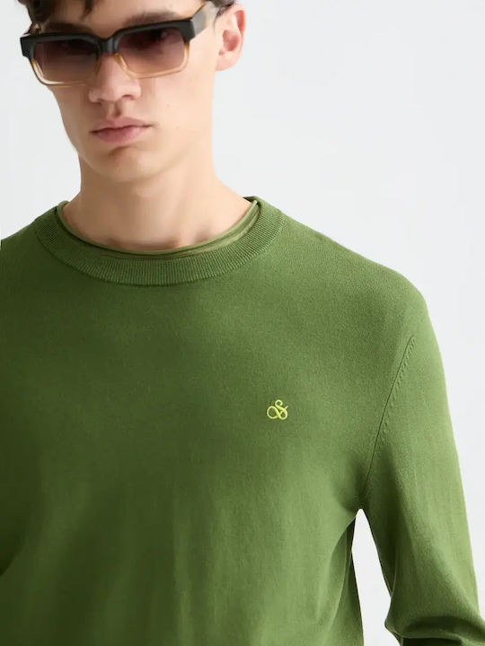 Saisonaler Herrenpullover Grün
