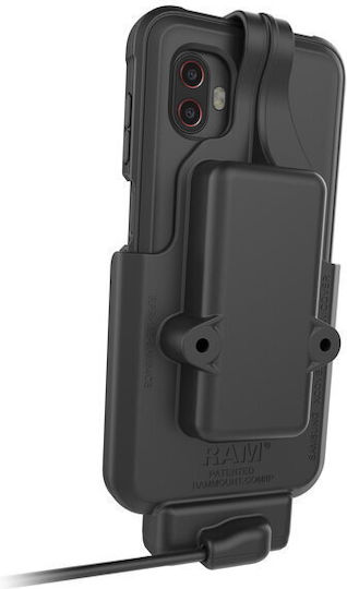 RAM Mount Suport Auto Pentru Telefon cu Carcasă și Încărcare Wireless Multicolor