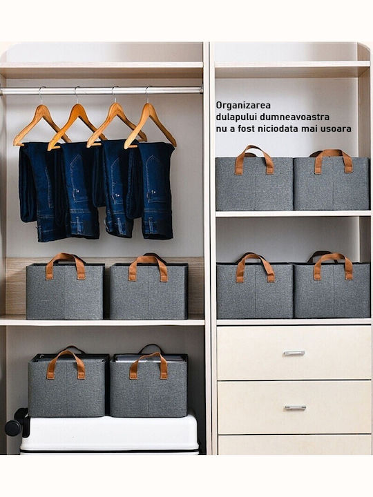 Alista Home Coș De Depozitare Din Țesătură Gri 35lt