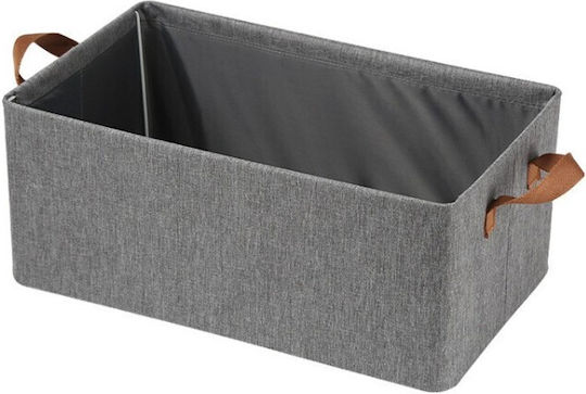 Alista Home Fabric Gray Storage Basket 50lt