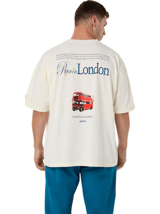 Αθλητικό T-shirt Beg/nvy