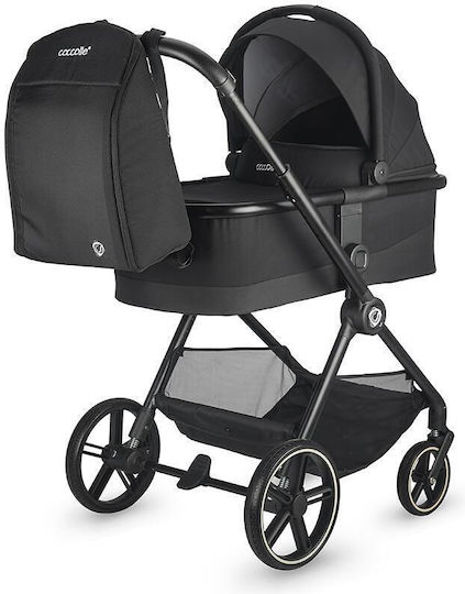 Coccolle Lissia Adjustable 3 in 1 Baby Stroller Suitable for Newborn Anthracite 16.3kg