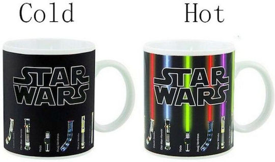 Star Wars Lichtschwert Wärmeempfindliche Keramiktasse Braun 350ml Star Wars Lichtschwert Wärmeempfindliche Keramiktasse Braun 350ml