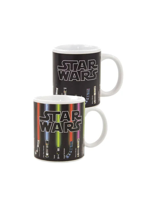 Star Wars Lightsaber Промяна На Топлината Чаша Керамична Кафява 350ml