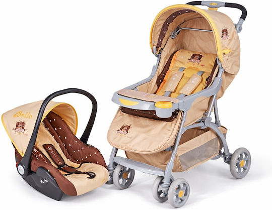 Beboulino Bello 2 in 1 Baby Stroller Suitable for Newborn Dog & Cats 9.5kg