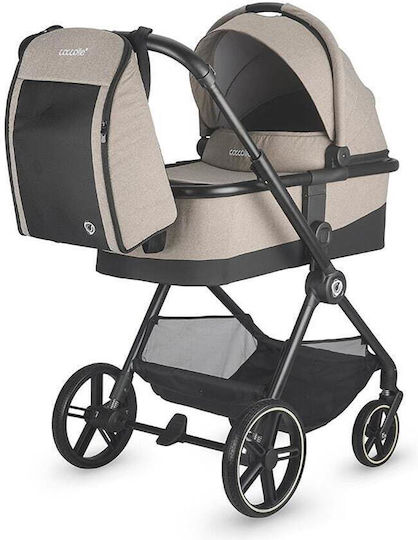 Coccolle Lissia Adjustable 3 in 1 Baby Stroller Suitable for Newborn Butternut Beige 16.3kg