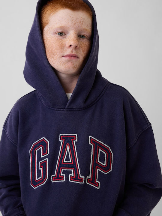 Kids Sweatshirt Jacket with Hood and Pockets Dark Night Arch