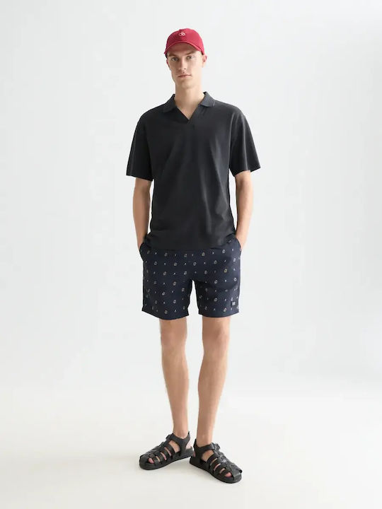 3 Crosses Polo Blouse Black