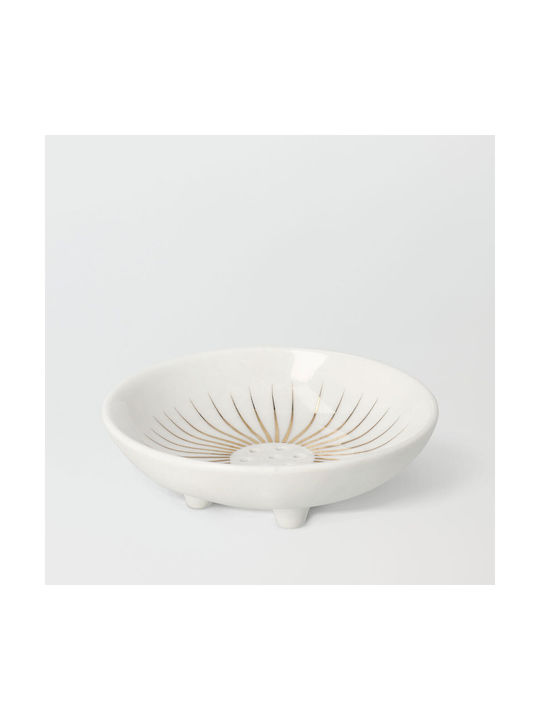 Raeder Porcelain White Soap Dish