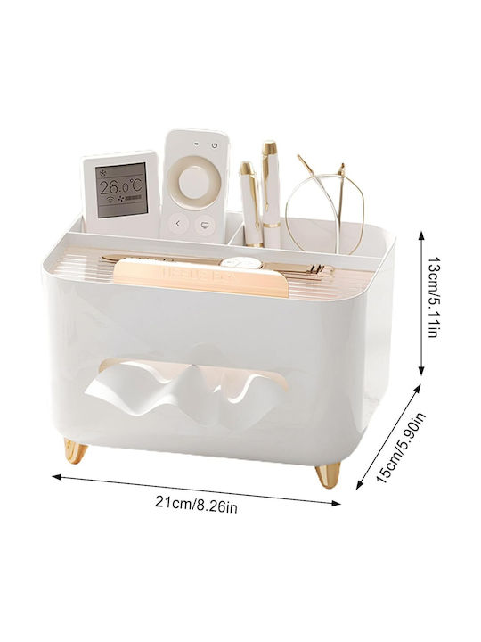 Alista Home Χαρτοπετσετοθήκη Λευκή 21x15x13cm 132389