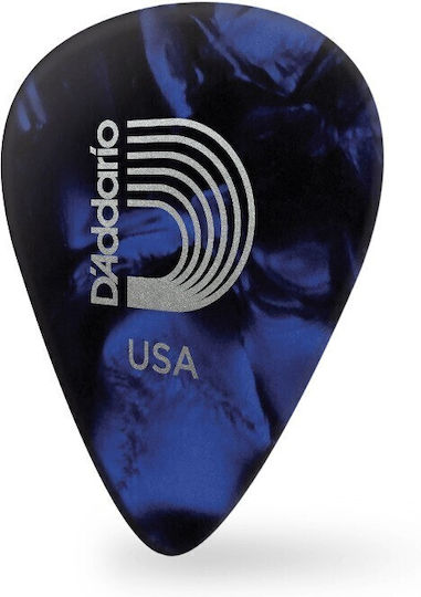 D'addario 1cbup4 Blue Pearl Celluloid Πένα Medium 70mm