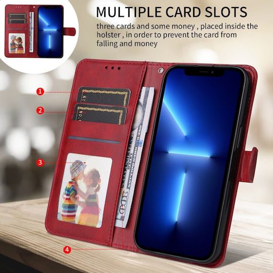 Basic Wallet Κόκκινο (Redmi Note 15 / Poco M8)