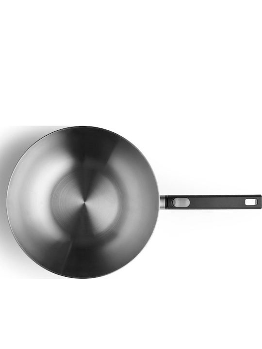 Woll Logic Wok από Ανοξείδωτο Ατσάλι 30cm