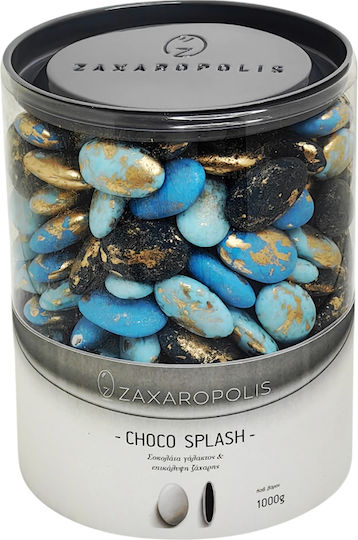 Zaxaropolis Jordan Mandeln Choco Splash in Standard Form mit Schokoladengeschmack Blau 1000gr