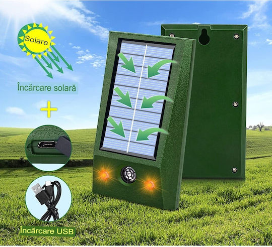 Alista Home Dispozitiv cu Ultrasunete pentru Alungarea Rozătoarelor Solar 105g 0.12x0.065m