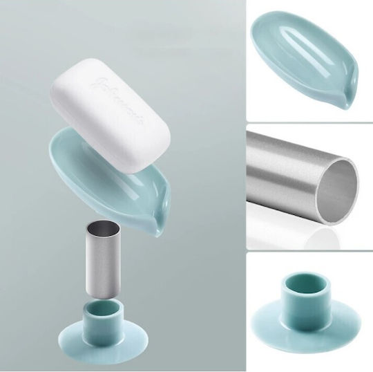 Alista Home Tavă De Săpun Din Plastic Cu Ventuză Albastră