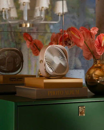 Table Fan Fantastic Wood Beige