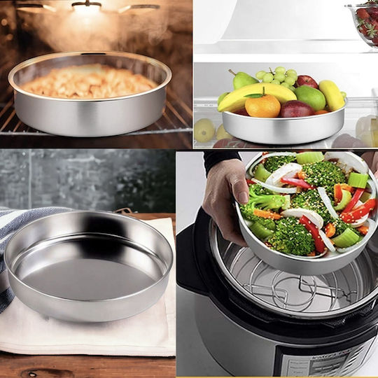 Oven Baking Pan Made of Stainless Steel with Non-Stick Coating 3 Pieces