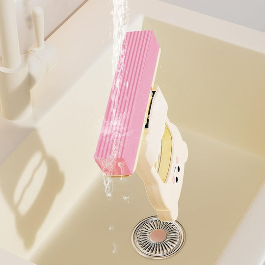 Мини Моп Alista Home Ръчен Сгъваем Мечешки Модел Пластмасов 9 X 15 X 15 См Розов